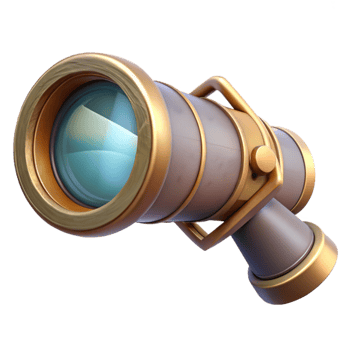 impressive contemporary Telescope Lens Close Up View Transparent Element genuine png