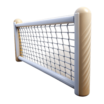 dramatic traditional Tennis Net White Lines Visible Isolated Cutout authentic png