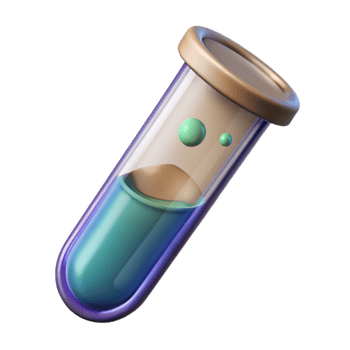 magnificent abstract Test Tube with Liquid Cutout Element professional png