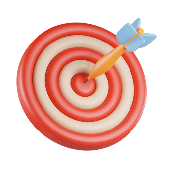 Bulls Eye 3D Icon png