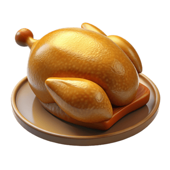 stunning abstract Thanksgiving Turkey Cooked Golden Brown Transparent Background genuine png