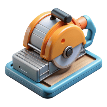 magnificent creative Tile Cutter Electric Isolated on Transparent Background authentic png