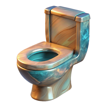 serene classic Toilet Modern Design Transparent Background genuine png