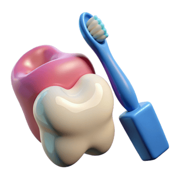 wonderful contemporary Toothbrush and Toothpaste Cutout professional png