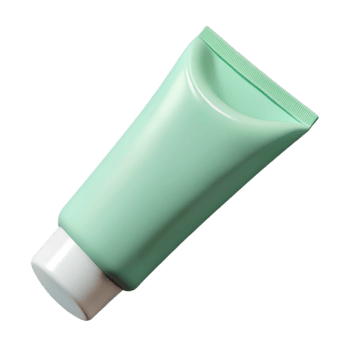 serene rustic Toothpaste Tube White Minty Isolated on Transparent Background genuine png