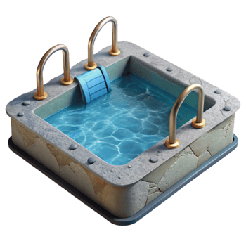 stunning contemporary Training Pool Underwater View Cutout detailed png