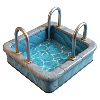 impressive rustic Training Pool Underwater View Cutout premium png