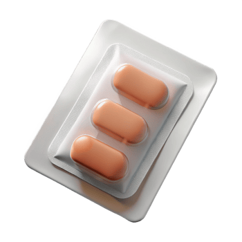 beautiful contemporary Transparent Blister Pack Mockup Isolated Cutout original png