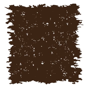 Square Dark Brown Rustic Torn Paper Frame Background Vintage Retro Style with Empty Space vector