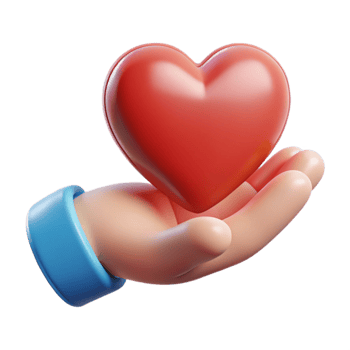 magnificent rustic Trauma Informed Care Icon Hand Holding Heart Isolated high quality png