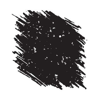 Square Black Slanted Brush Stroke Rough Frame Background with Empty Space vector