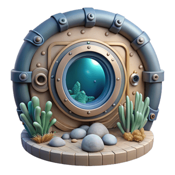 magnificent abstract Underwater Habitat Entrance Airlock Cutout exclusive png