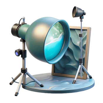 extraordinary classic Underwater Photography Lighting Setup Transparent Background authentic png