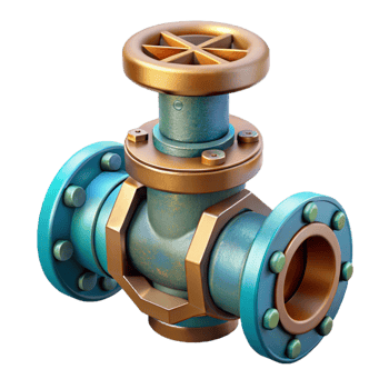 impressive contemporary Underwater Pipeline Valve Cutout with Control Mechanism authentic png