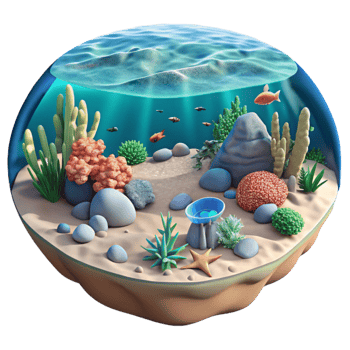 extraordinary modern Underwater Seascape Transparent Background original png
