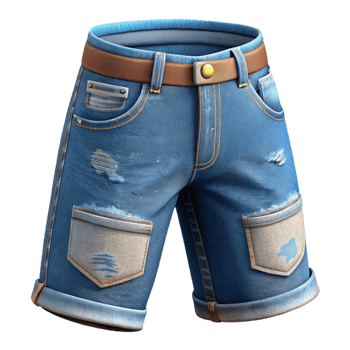 extraordinary abstract Upcycled Jeans Shorts Distressed Detail Cutout genuine png