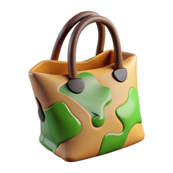 stunning traditional Upcycled Tshirt Tote Bag Eco Friendly Design Isolated Element high resolution png