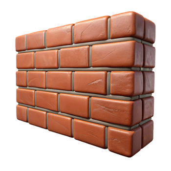 beautiful rustic Urban Brick Wall Texture Seamless Cutout premium png