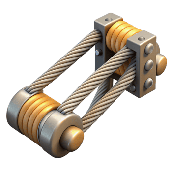 magnificent traditional Urban Bridge Cable Suspension Detail Isolated high quality png