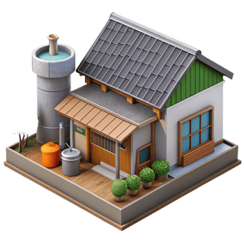 extraordinary creative Urban Farm Building Rooftop View Cutout exclusive png