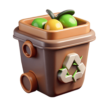 dramatic contemporary Urban Farm Compost Bin Cutout Recycling Symbol high quality png
