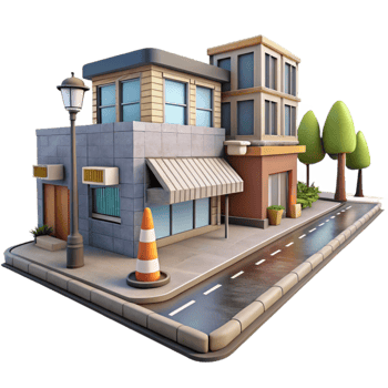 extraordinary contemporary Urban Street Scene Backdrop Cutout high resolution png