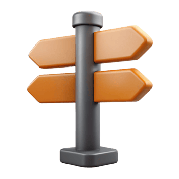impressive classic Urban Street Sign Directional Arrows Isolated premium png