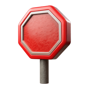 magnificent classic Urban Street Sign Stop Sign Red Isolated Cutout original png