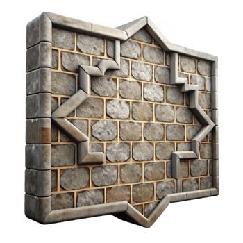stunning classic Urban Wall Art Stencil Design Cutout genuine png