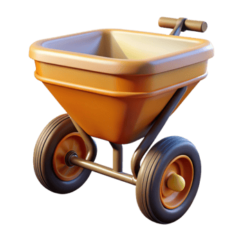 wonderful contemporary Variable Rate Fertilizer Spreader Side Angle Cutout high quality png