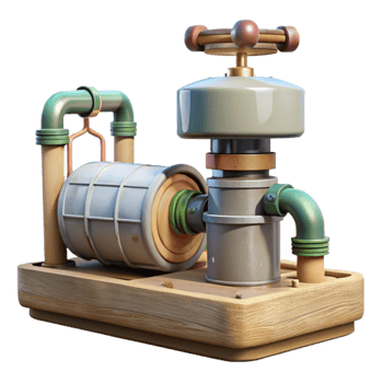 magnificent artistic Variable Rate Irrigation System Side View Transparent Background high quality png