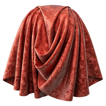 dramatic vintage Velvet Fabric Texture Background Isolated high resolution png