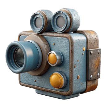 stunning classic Vintage Film Camera Front View Cutout genuine png