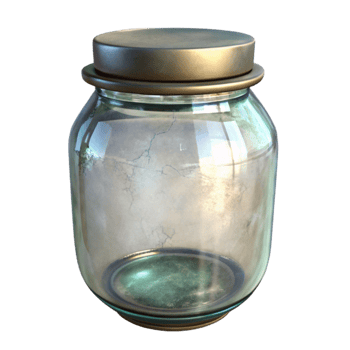 impressive modern Vintage Glass Jar Clear Transparent Background genuine png