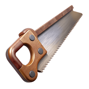 beautiful rustic Vintage Hand Saw Wooden Handle Transparent exclusive png