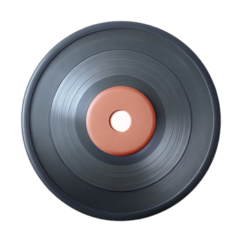 wonderful modern Vinyl Record Center Hole Label Removed Transparent Background detailed png