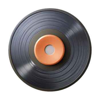 magnificent traditional Vinyl Record Outer Sleeve Generic Design Transparent Background png
