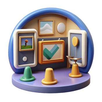 beautiful contemporary Virtual Art Gallery Tour Cutout high quality png