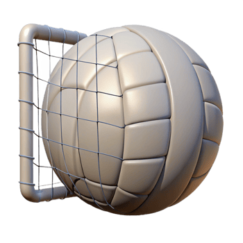 elegant traditional Volleyball Net Mesh Detail Transparent premium png