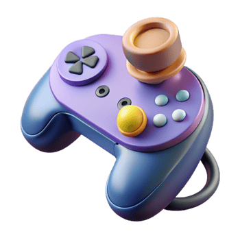 dramatic minimalist Vr Controller Side View with Buttons and Joystick Transparent Element detailed png