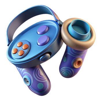 dramatic vintage Vr Controller with Motion Sensors Cutout authentic png