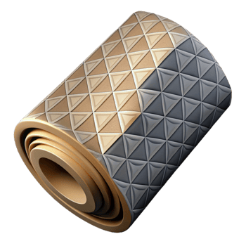 beautiful modern Wallpaper Roll Geometric Pattern Isolated Element premium png