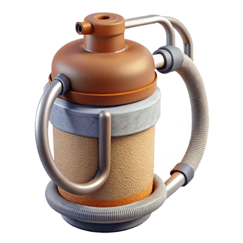 stunning abstract Water Filter with Hose Attachment Isolated exclusive png