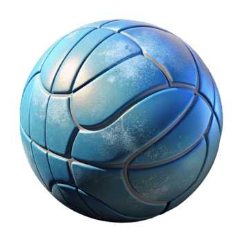 wonderful minimalist Water Polo Ball in Motion Blurred Isolated Cutout high resolution png