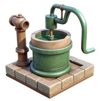 beautiful modern Water Pump Hydroponics System Cutout high resolution png