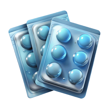 dramatic rustic Water Purification Tablets Pack Isolated png