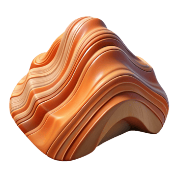 serene modern Wave Rock Western Australia Texture Cutout professional png