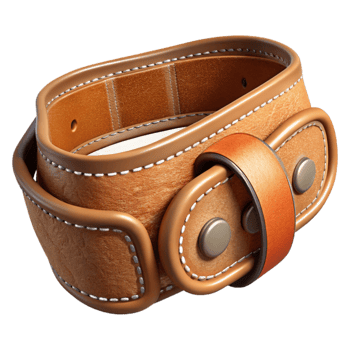 dramatic artistic Weightlifting Belt Leather Texture Cutout genuine png