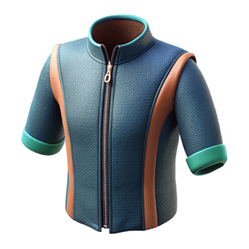 serene classic Wetsuit Zipper Front Closure Detail Transparent Background detailed png