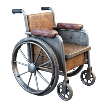 stunning traditional Wheelchair Side View Accessible Design Isolated genuine png